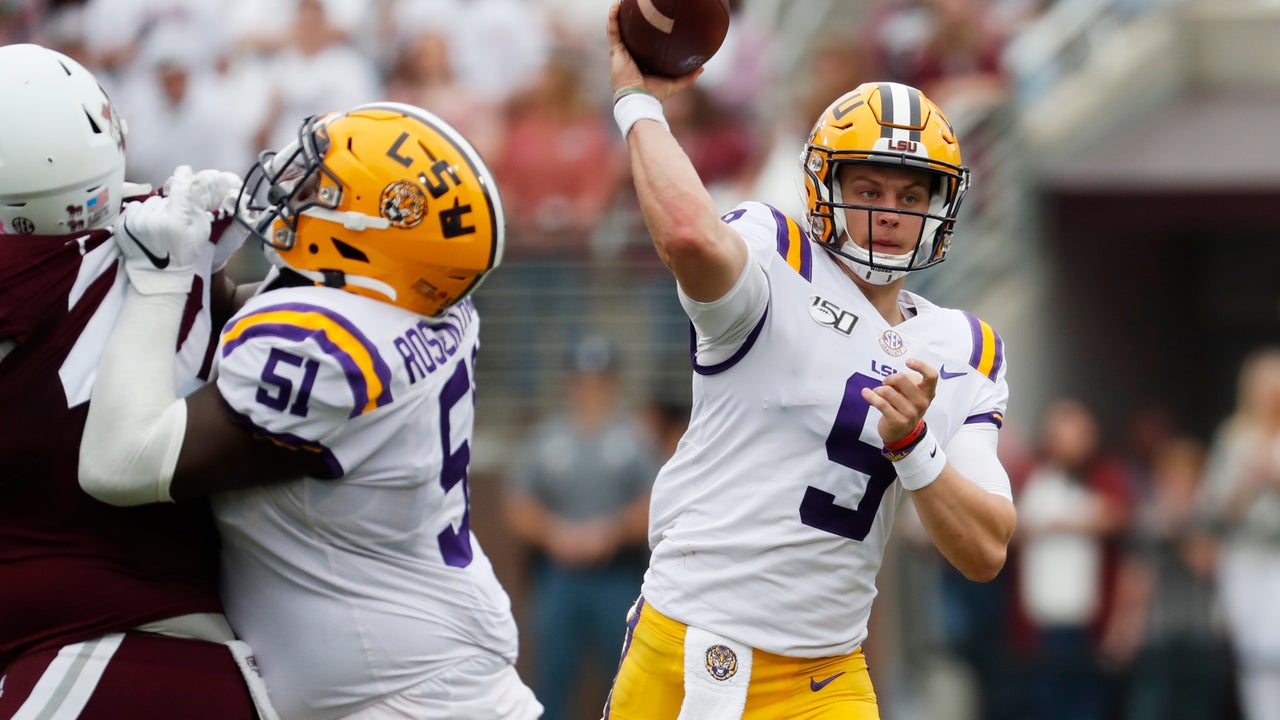 Joe Burrow throws 4 TDs passes, No. 2 LSU routs MSU 36-13
